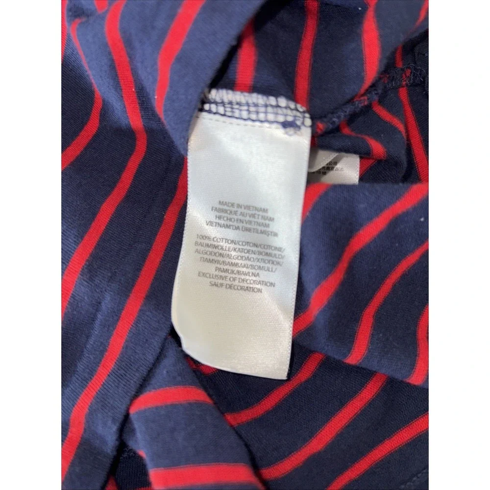 Ralph Lauren Chest Pocket Striped Interlock Knit Shirt Men's Large Cotton Preppy